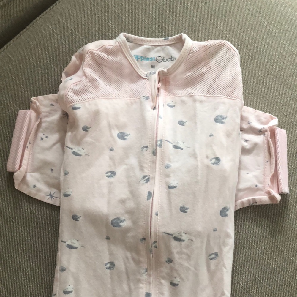 Happiest Baby Snoo Sleepsack Sz M Pink